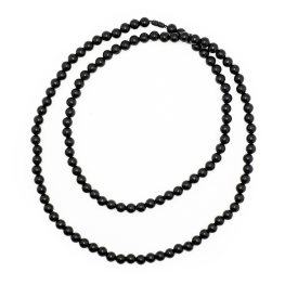 Collar flamenca 120 cm bola 10mm negro