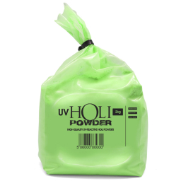 Polvos holi UV neón verde 2,2 kg