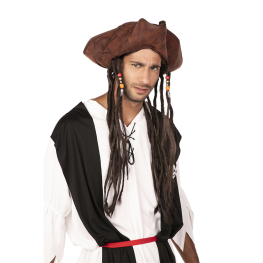 Sombrero pirata rastas