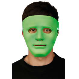 Máscara  neón  Verde