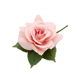 Flor flamenca rosa 12x12cm