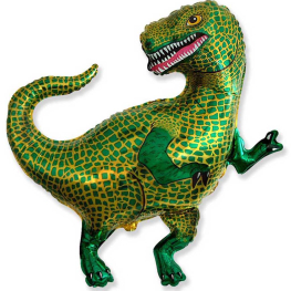 Globo c/helio dinosaurio tyranosaurus 84x82 cm