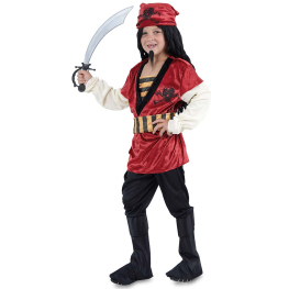 Disfraz de Pirata rojo