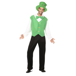 Disfraz de duende verde talla ML para hombre