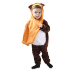 Disfraz de oso encapuchado talla 5-6 años unisex infantil
