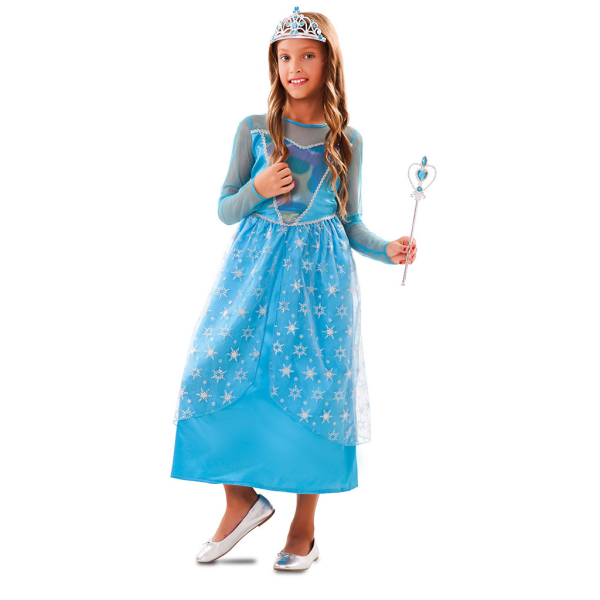 Disfraz de princesa invierno talla 7-9 años para niña