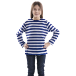 Camiseta rayas azules talla 7-9 años unisex infantil