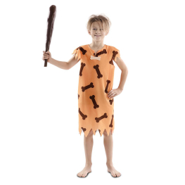 Disfraz de Cavernicola Naranja para niño