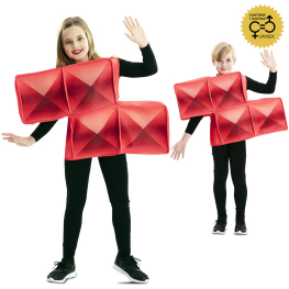 Disfraz de Tetris Rojo para infantil