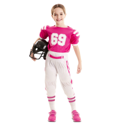 Disfraz de Jugadora de Futbol Americano para niña